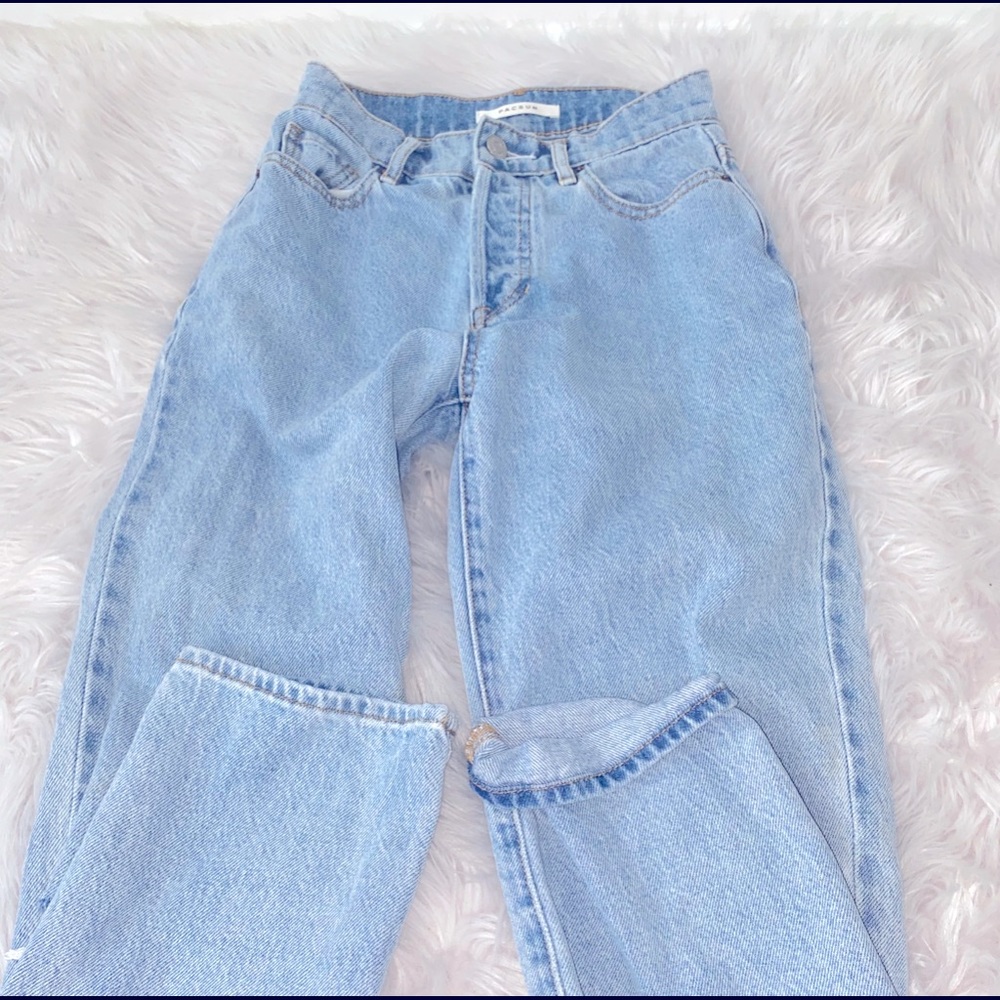 High rise mom jeans